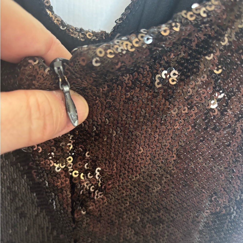Halston Chloe Sequin Gown - Picture 9 of 14